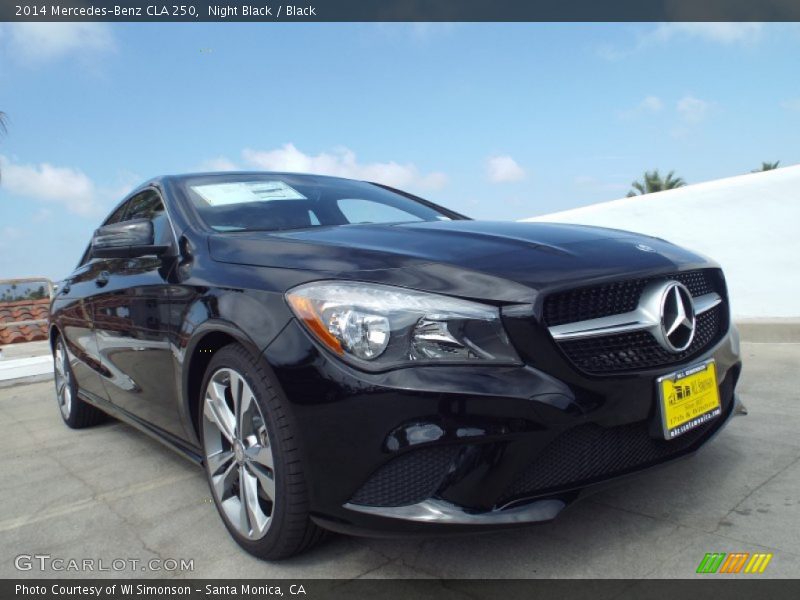 Night Black / Black 2014 Mercedes-Benz CLA 250