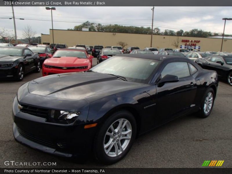 Blue Ray Metallic / Black 2014 Chevrolet Camaro LS Coupe