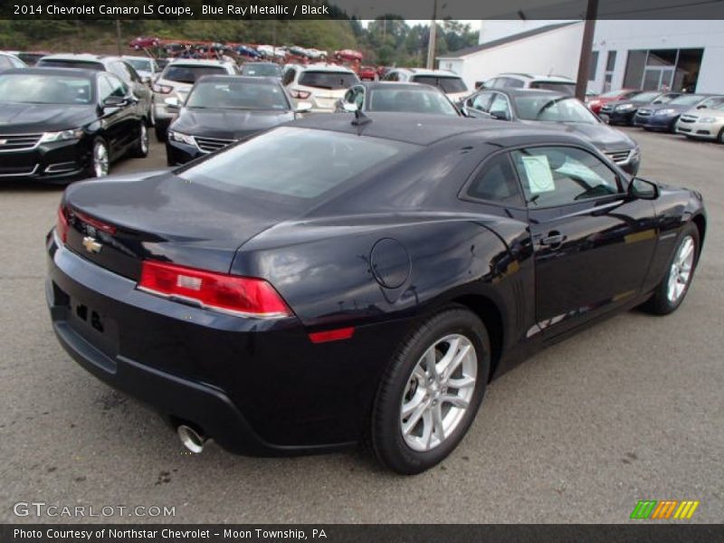 Blue Ray Metallic / Black 2014 Chevrolet Camaro LS Coupe