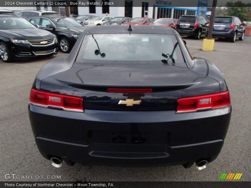Blue Ray Metallic / Black 2014 Chevrolet Camaro LS Coupe