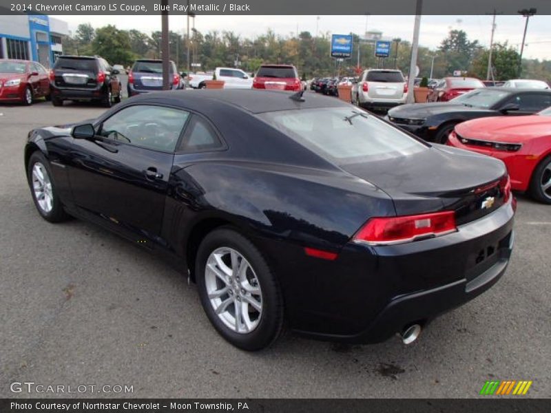 Blue Ray Metallic / Black 2014 Chevrolet Camaro LS Coupe