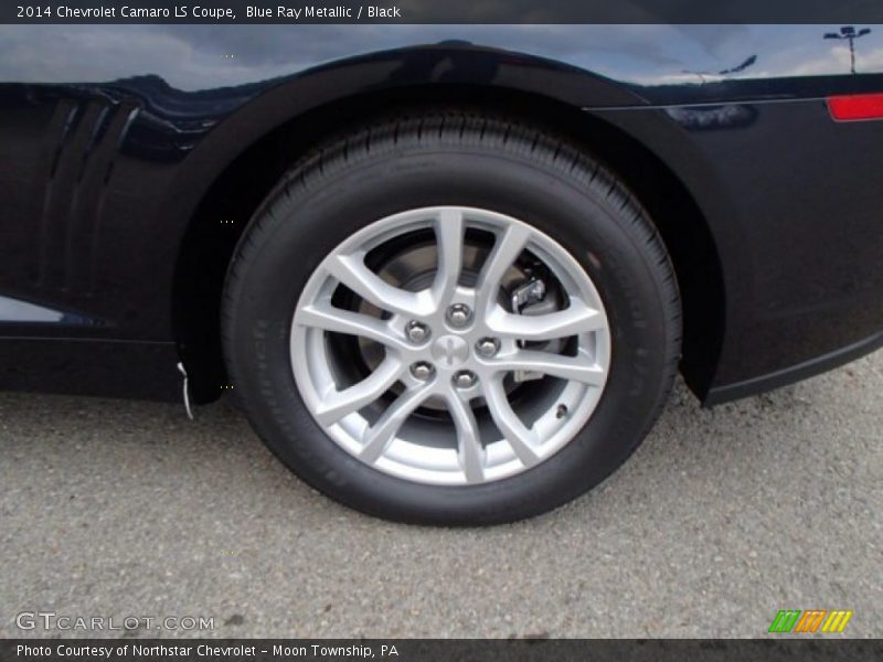 Blue Ray Metallic / Black 2014 Chevrolet Camaro LS Coupe
