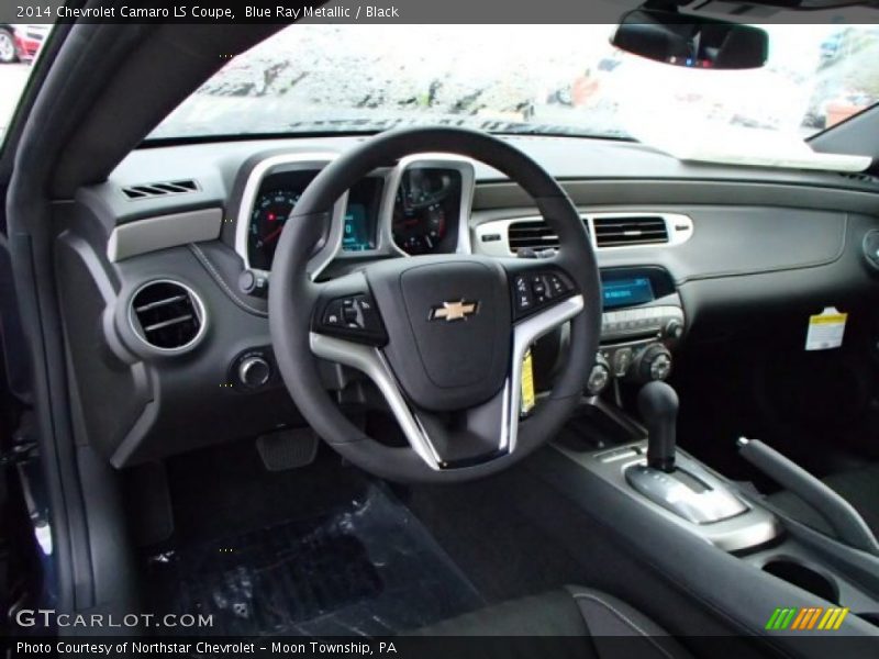 Blue Ray Metallic / Black 2014 Chevrolet Camaro LS Coupe