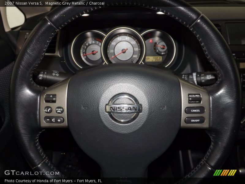 Magnetic Grey Metallic / Charcoal 2007 Nissan Versa S