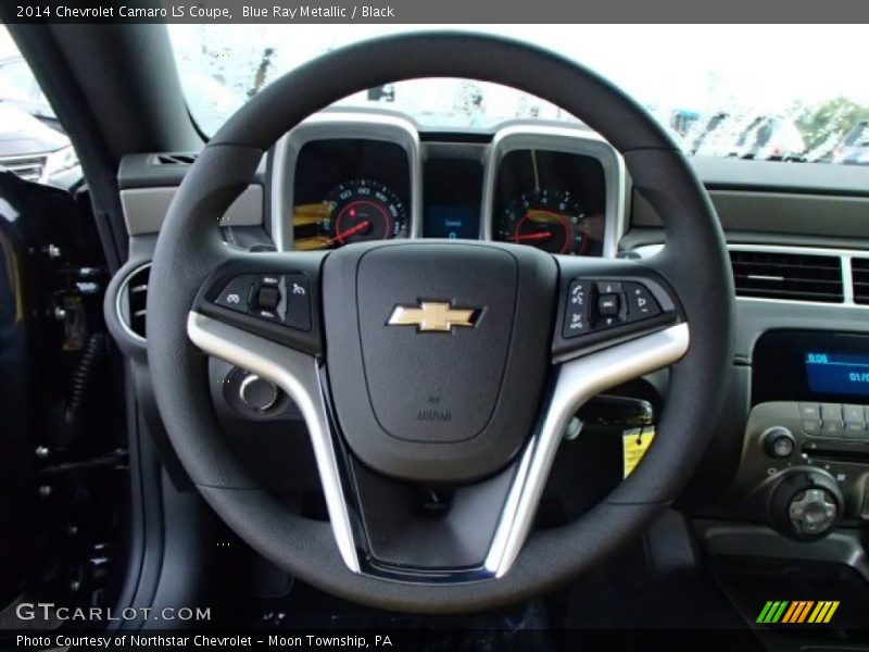 Blue Ray Metallic / Black 2014 Chevrolet Camaro LS Coupe