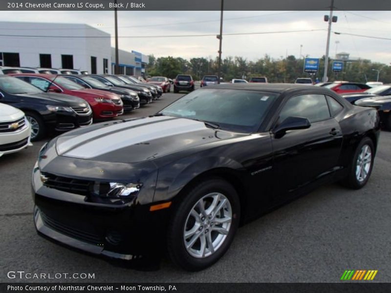 Black / Black 2014 Chevrolet Camaro LS Coupe