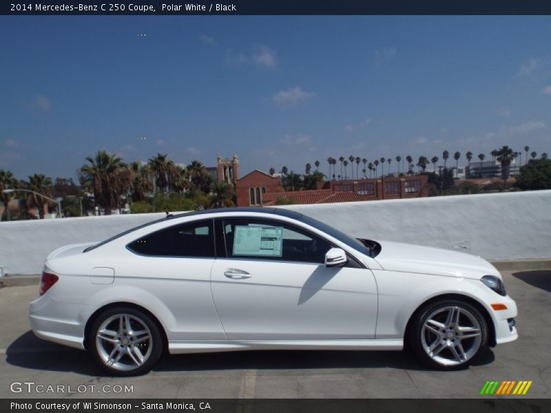Polar White / Black 2014 Mercedes-Benz C 250 Coupe