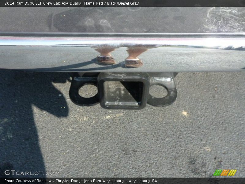Flame Red / Black/Diesel Gray 2014 Ram 3500 SLT Crew Cab 4x4 Dually