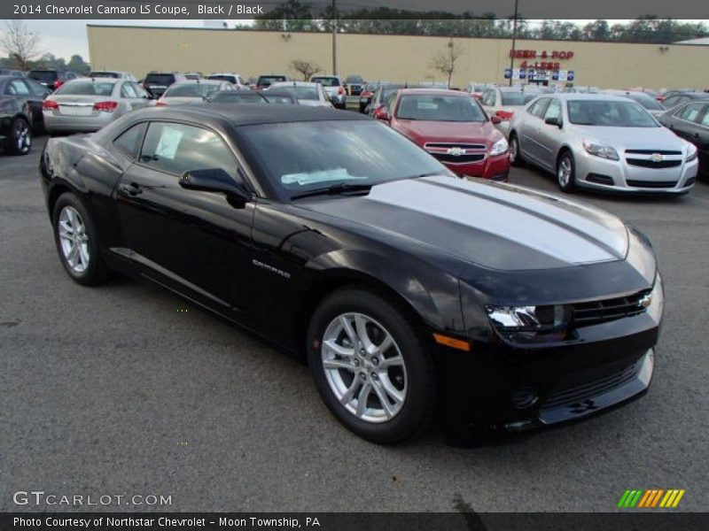 Black / Black 2014 Chevrolet Camaro LS Coupe