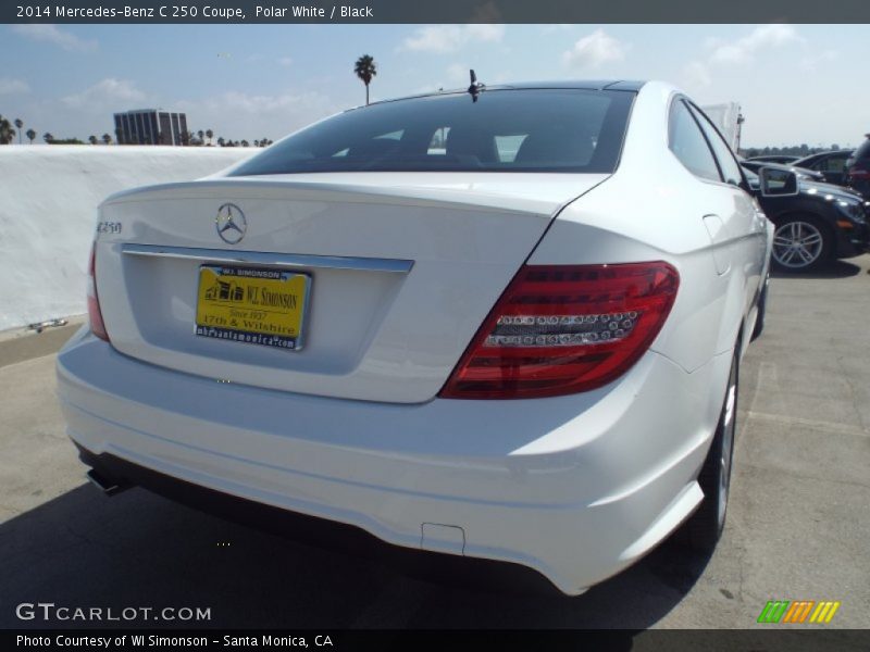 Polar White / Black 2014 Mercedes-Benz C 250 Coupe