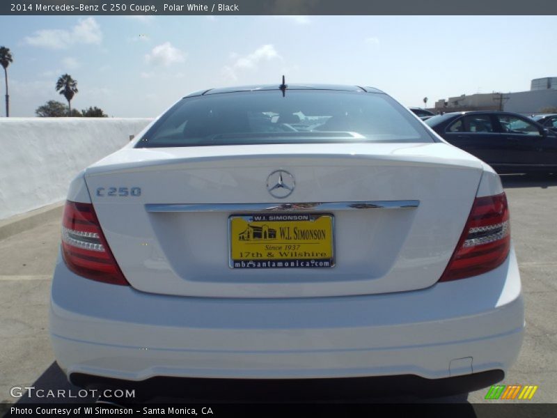 Polar White / Black 2014 Mercedes-Benz C 250 Coupe
