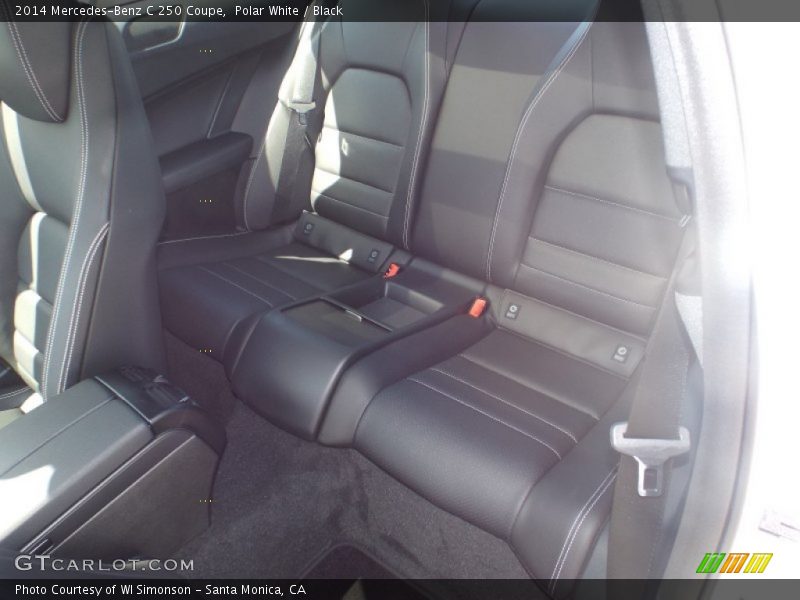 Polar White / Black 2014 Mercedes-Benz C 250 Coupe