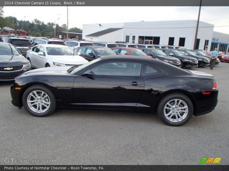Black / Black 2014 Chevrolet Camaro LS Coupe
