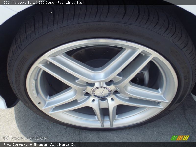 Polar White / Black 2014 Mercedes-Benz C 250 Coupe