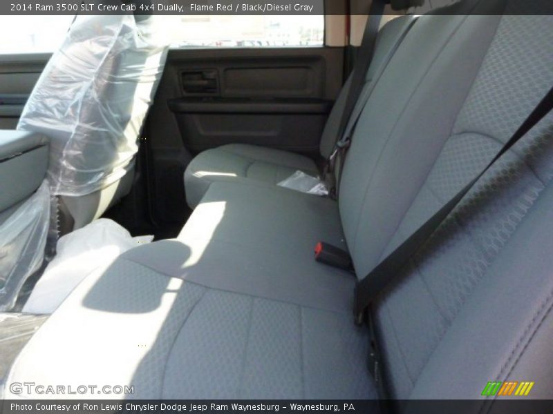 Flame Red / Black/Diesel Gray 2014 Ram 3500 SLT Crew Cab 4x4 Dually