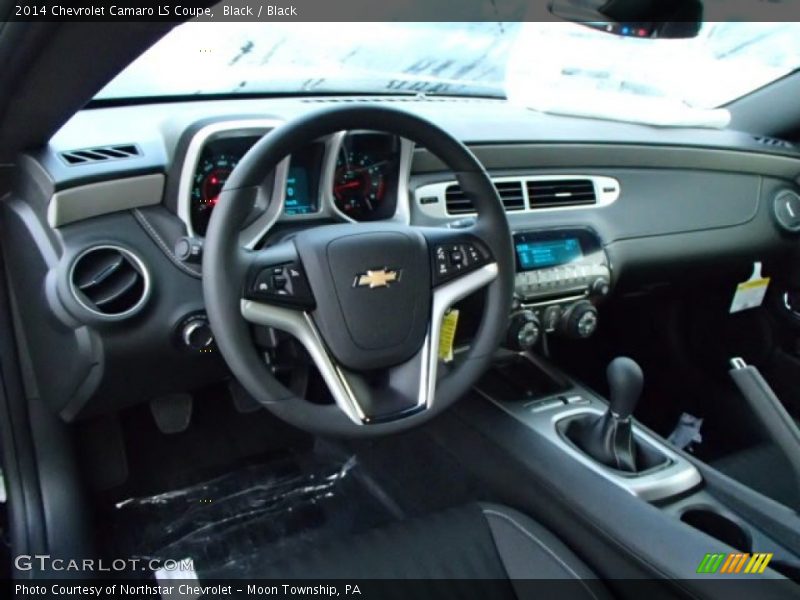 Black / Black 2014 Chevrolet Camaro LS Coupe