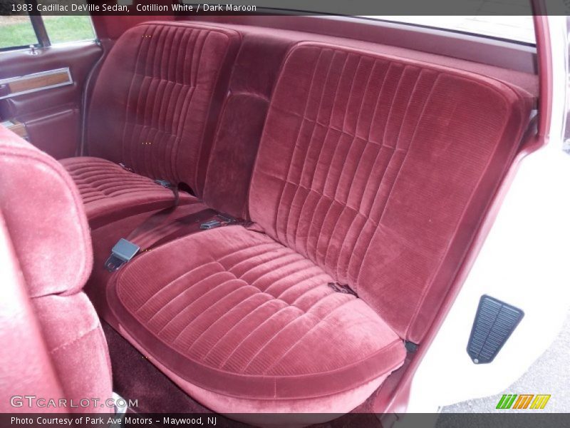 Rear Seat of 1983 DeVille Sedan