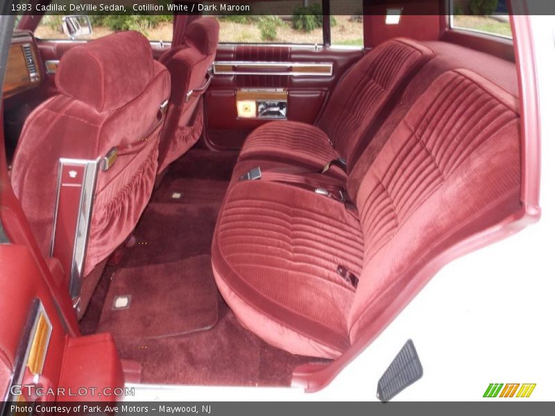 Rear Seat of 1983 DeVille Sedan