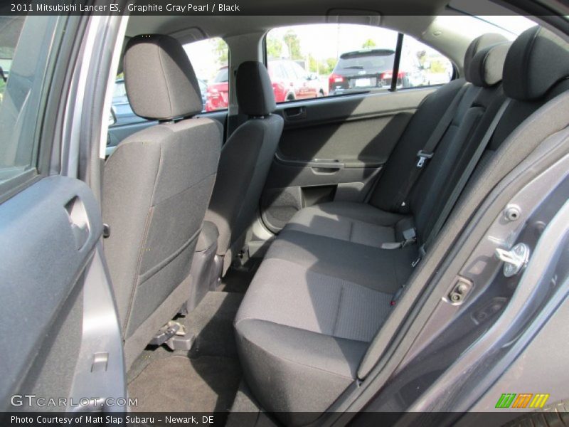 Graphite Gray Pearl / Black 2011 Mitsubishi Lancer ES