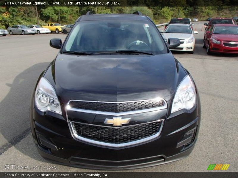 Black Granite Metallic / Jet Black 2014 Chevrolet Equinox LT AWD