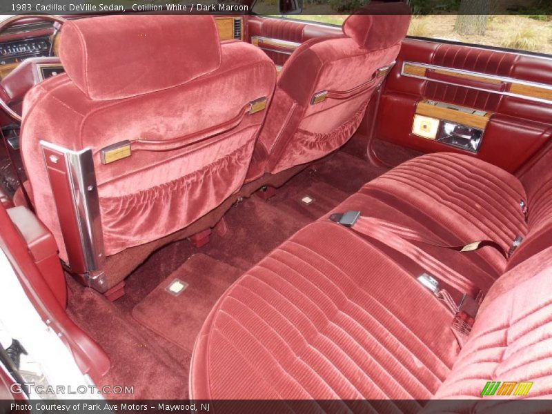 Rear Seat of 1983 DeVille Sedan