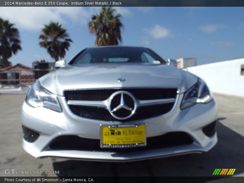 Iridium Silver Metallic / Black 2014 Mercedes-Benz E 350 Coupe