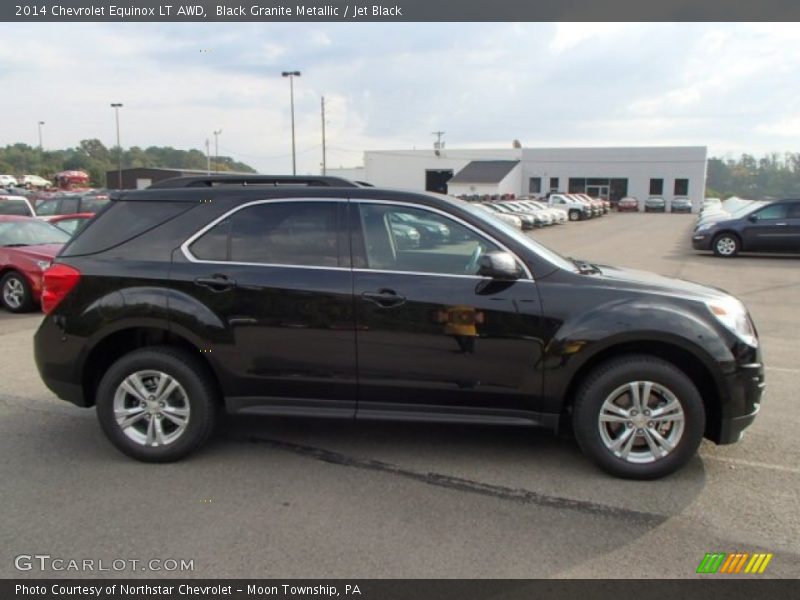 Black Granite Metallic / Jet Black 2014 Chevrolet Equinox LT AWD