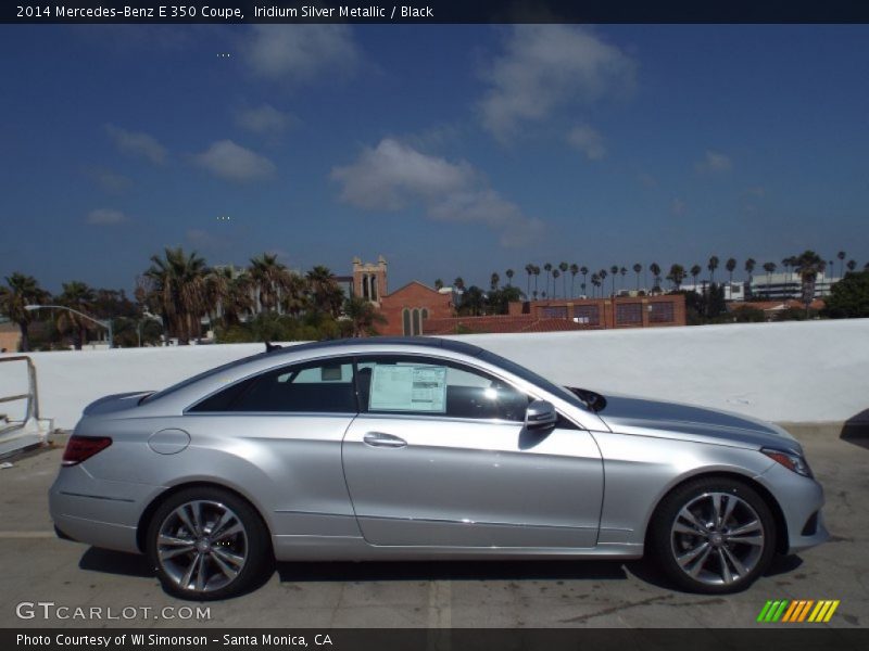Iridium Silver Metallic / Black 2014 Mercedes-Benz E 350 Coupe