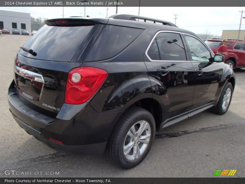 Black Granite Metallic / Jet Black 2014 Chevrolet Equinox LT AWD