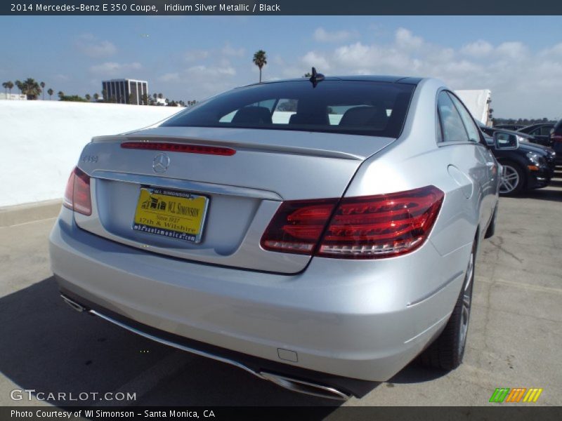 Iridium Silver Metallic / Black 2014 Mercedes-Benz E 350 Coupe