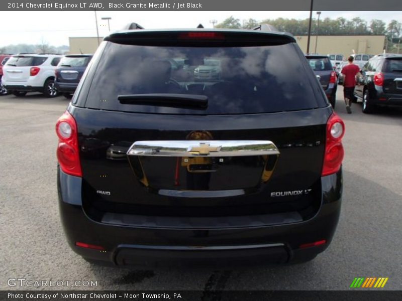 Black Granite Metallic / Jet Black 2014 Chevrolet Equinox LT AWD