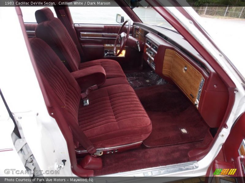 Front Seat of 1983 DeVille Sedan