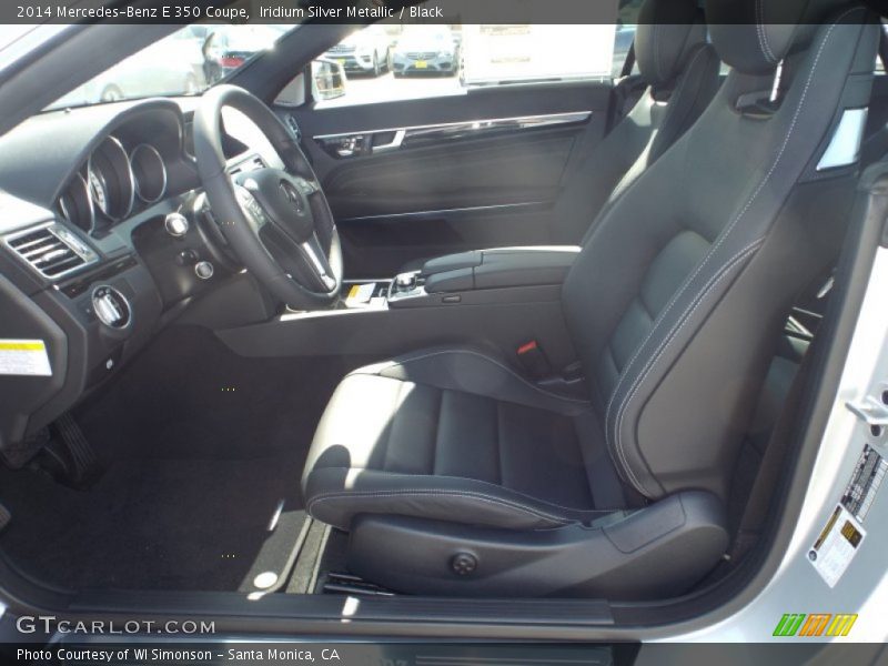 Iridium Silver Metallic / Black 2014 Mercedes-Benz E 350 Coupe