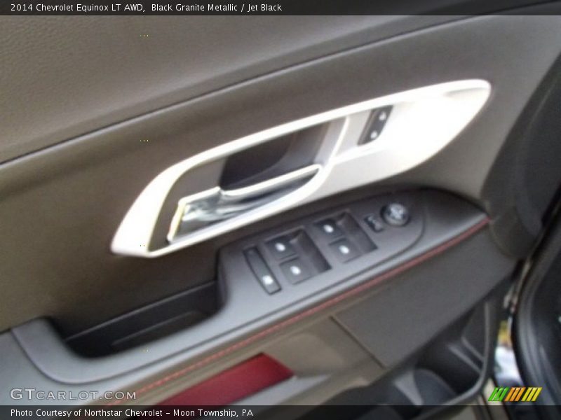 Black Granite Metallic / Jet Black 2014 Chevrolet Equinox LT AWD