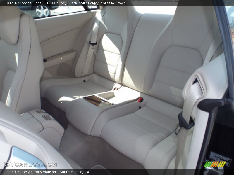 Black / Silk Beige/Espresso Brown 2014 Mercedes-Benz E 350 Coupe