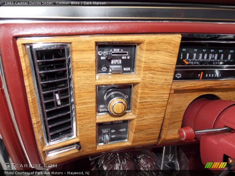 Controls of 1983 DeVille Sedan