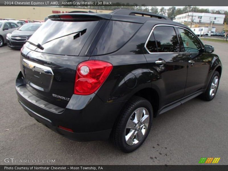 Ashen Gray Metallic / Jet Black 2014 Chevrolet Equinox LT AWD