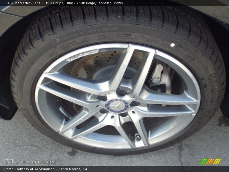 Black / Silk Beige/Espresso Brown 2014 Mercedes-Benz E 350 Coupe