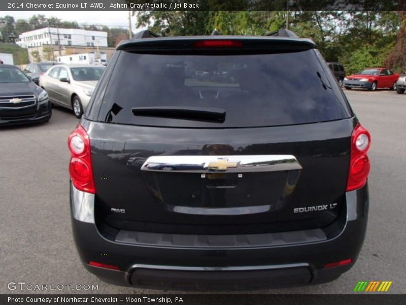 Ashen Gray Metallic / Jet Black 2014 Chevrolet Equinox LT AWD