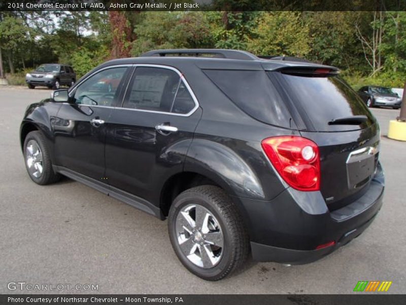 Ashen Gray Metallic / Jet Black 2014 Chevrolet Equinox LT AWD