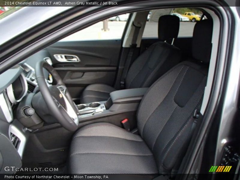 Ashen Gray Metallic / Jet Black 2014 Chevrolet Equinox LT AWD