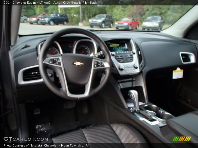 Ashen Gray Metallic / Jet Black 2014 Chevrolet Equinox LT AWD