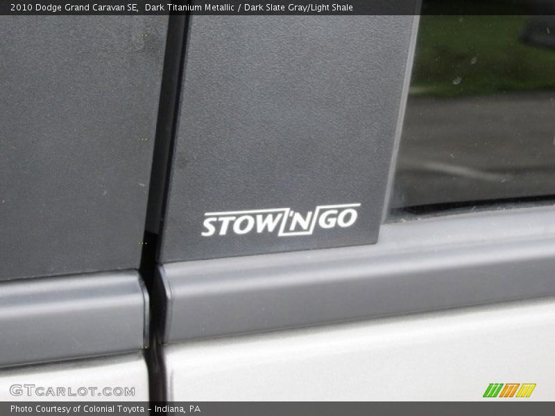 Dark Titanium Metallic / Dark Slate Gray/Light Shale 2010 Dodge Grand Caravan SE