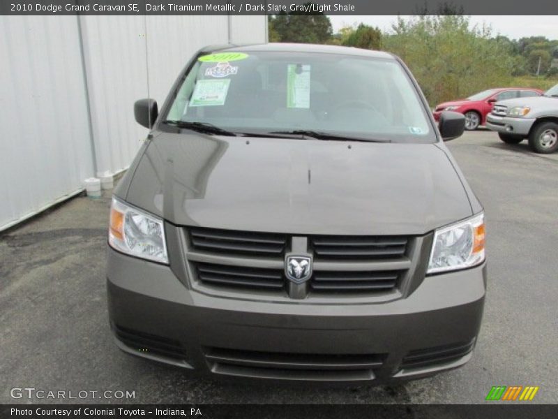 Dark Titanium Metallic / Dark Slate Gray/Light Shale 2010 Dodge Grand Caravan SE