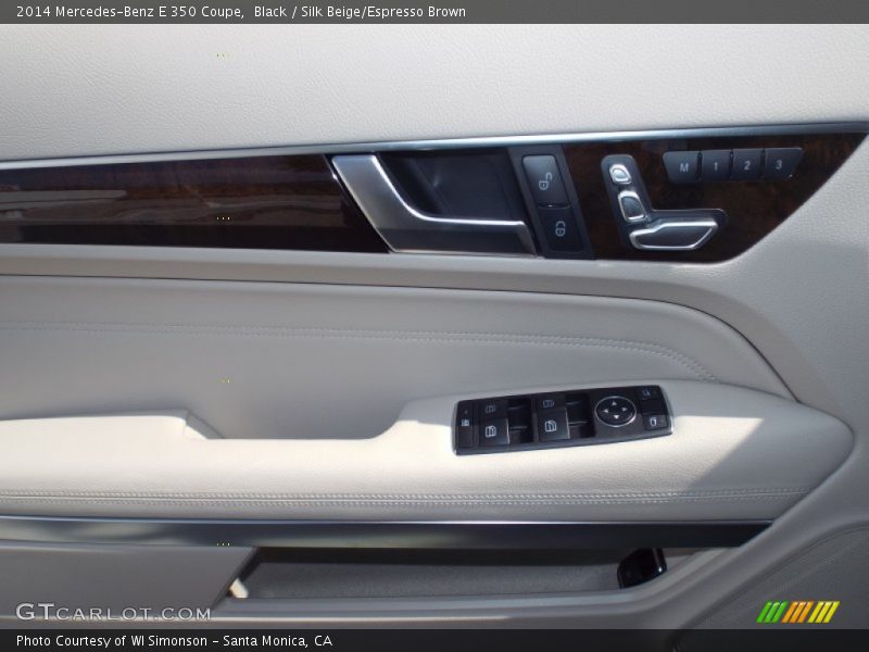 Black / Silk Beige/Espresso Brown 2014 Mercedes-Benz E 350 Coupe