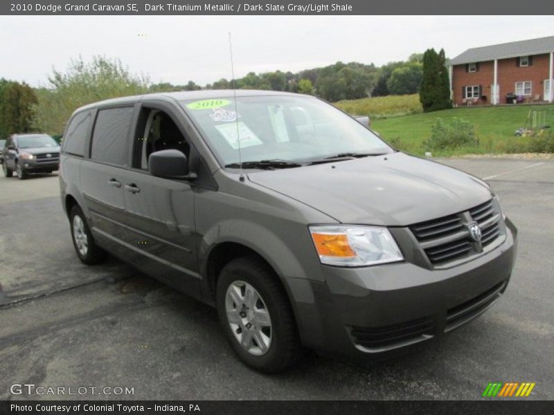 Dark Titanium Metallic / Dark Slate Gray/Light Shale 2010 Dodge Grand Caravan SE