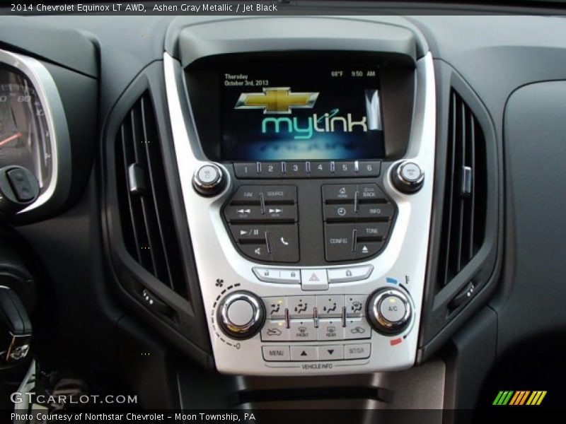 Ashen Gray Metallic / Jet Black 2014 Chevrolet Equinox LT AWD