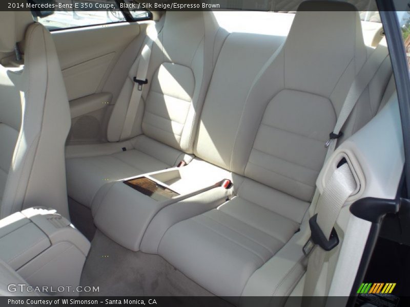 Black / Silk Beige/Espresso Brown 2014 Mercedes-Benz E 350 Coupe