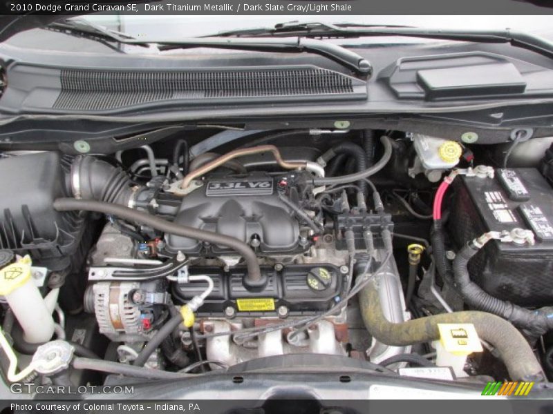 Dark Titanium Metallic / Dark Slate Gray/Light Shale 2010 Dodge Grand Caravan SE