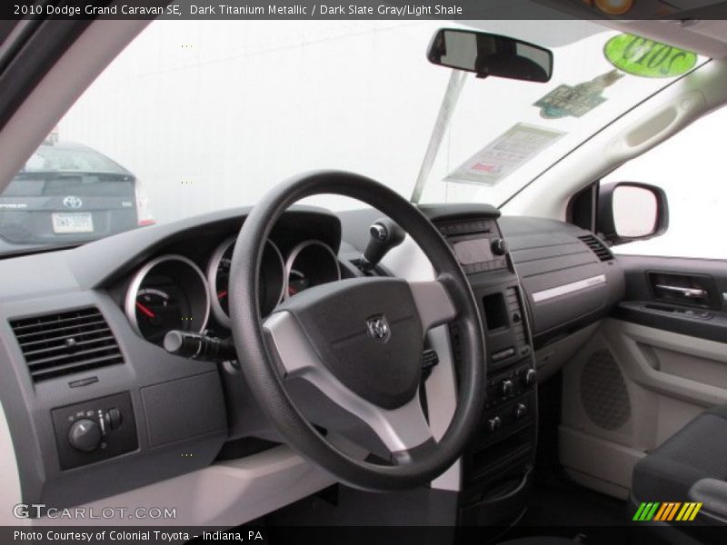 Dark Titanium Metallic / Dark Slate Gray/Light Shale 2010 Dodge Grand Caravan SE